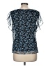 Vince Camuto 100% Polyester Blue Short Sleeve Blouse Size M - photo 2