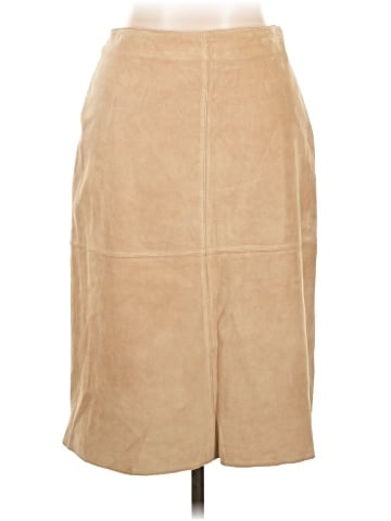 Brooks Brothers 346 Leather Skirt (view 1)