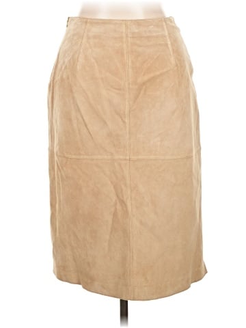 Brooks Brothers 346 Leather Skirt (view 2)