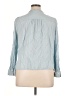 wonderly Blue Long Sleeve Blouse Size XL - photo 2