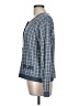Joseph A. Plaid Blue Cardigan Size L - photo 5