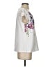 ChicMe White Short Sleeve Blouse Size S - photo 4