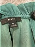J.Crew 100% Polyester Teal Long Sleeve Blouse Size M - photo 7