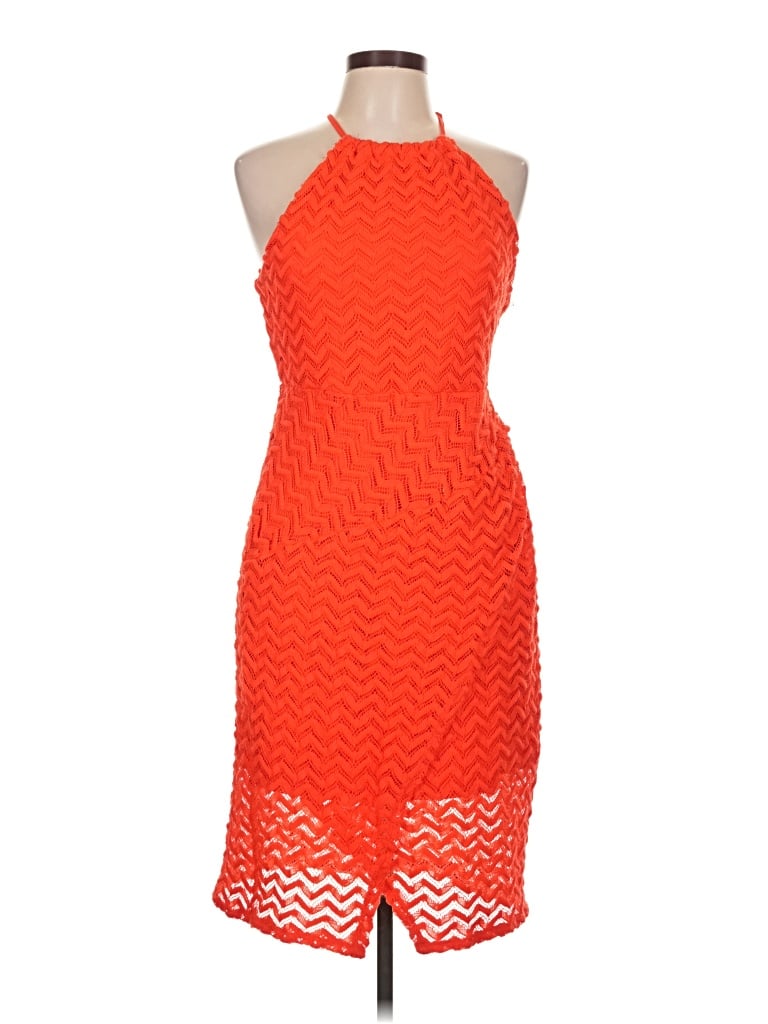 Pre-owned Madden Nyc Cocktail Dress In Orange