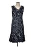 Talbots Polka Dots Blue Casual Dress Size 12 Petite - photo 1