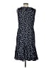 Talbots Polka Dots Blue Casual Dress Size 12 Petite - photo 2
