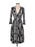 BCBGMAXAZRIA Stripes Black Casual Dress Size M - photo 1