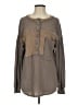 Jodifl Brown Long Sleeve Blouse Size S - photo 1