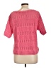 Talbots 100% Cotton Pink Short Sleeve Blouse Size L - photo 2