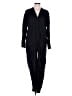 James Perse 100% Linen Solid Black Jumpsuit Size Lg (3) - photo 1
