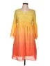 Spense 100% Polyester Yellow Casual Dress Size 12 - photo 1