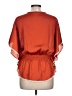 Silvergate 100% Cashwool Orange 3/4 Sleeve Blouse Size L - photo 2