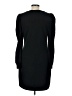 Express Outlet Solid Black Casual Dress Size L - photo 2