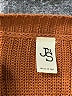 JS71 100% Cotton Solid Brown Pullover Sweater Size XS - photo 7