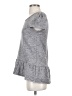 Leifnotes 100% Cotton Marled Gray Short Sleeve Top Size XS - photo 5