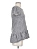 Leifnotes 100% Cotton Marled Gray Short Sleeve Top Size XS - photo 4