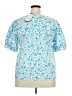 Draper James Blue Short Sleeve Henley Size XXL - photo 2