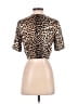 Ganni Brown Tan Short Sleeve Top Size EU 34 / US 4 - photo 2