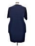 T Tahari Solid Blue Cocktail Dress Size 3X - photo 2