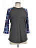Lularoe Gray 3/4 Sleeve T-Shirt Size L - photo 1
