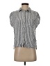 Orvis Stripes Gray Sleeveless Button-Down Shirt Size S - photo 1