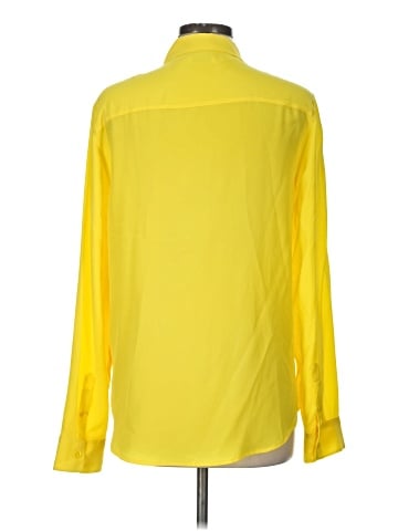 Equipment Long Sleeve Silk Top (view 2)