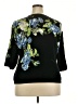 Notations Black 3/4 Sleeve Blouse Size 2X - photo 2