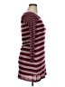 Splendid Stripes Burgundy Casual Dress Size 14 - photo 4