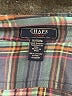 Chaps 100% Cotton Plaid Blue Long Sleeve Button-Down Shirt Size XL - photo 7