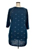 Harry Potter Blue 3/4 Sleeve Top Size 3X - photo 2
