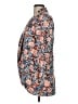 Lush 100% Polyester Floral Orange Blue Blazer Size M - photo 5