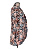 Lush 100% Polyester Floral Orange Blue Blazer Size M - photo 4