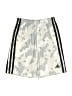 Adidas 100% Recycled Polyester Camo Silver Athletic Shorts Size 6 - photo 1