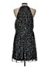 Nine West Animal Print Black Cocktail Dress Size L - photo 2