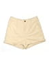 Shein 100% Polyester Chevron-herringbone Ivory Khaki Shorts Size L - photo 1