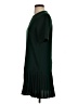 Zara 100% Polyester Solid Green Casual Dress Size XS - photo 5