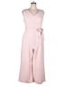 Calvin Klein Solid Pink Jumpsuit Size 14 - photo 1