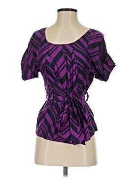 Madison Marcus Short Sleeve Silk Top