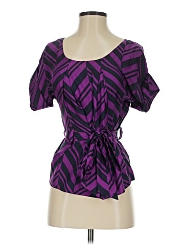 Madison Marcus Short Sleeve Silk Top (view 1)