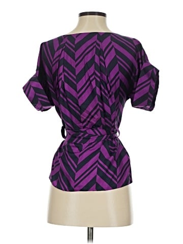 Madison Marcus Short Sleeve Silk Top (view 2)