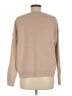 M Magaschoni 100% Cashmere Graphic Tan Cashmere Pullover Sweater Size M - photo 2