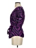 Madison Marcus 100% Silk Purple Short Sleeve Silk Top Size XS - photo 5