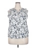 Liz Claiborne Silver Sleeveless Blouse Size XXL - photo 1