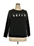 Levi's Solid Black Sweatshirt Size 2X - photo 1