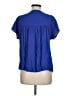 Jodifl 100% Rayon Blue Short Sleeve Blouse Size M - photo 2