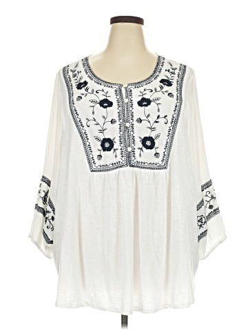Lane Bryant 3/4 Sleeve Blouse (view 1)