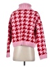 Only Houndstooth Pink Pullover Sweater Size XS - photo 2