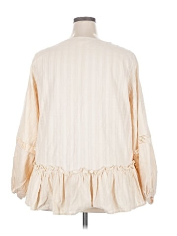 chic soul (chicsoul.com) 3/4 Sleeve Blouse (view 2)