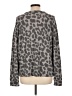 Time and Tru Animal Print Gray Pullover Sweater Size L - photo 2