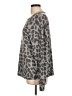 Time and Tru Animal Print Gray Pullover Sweater Size L - photo 5